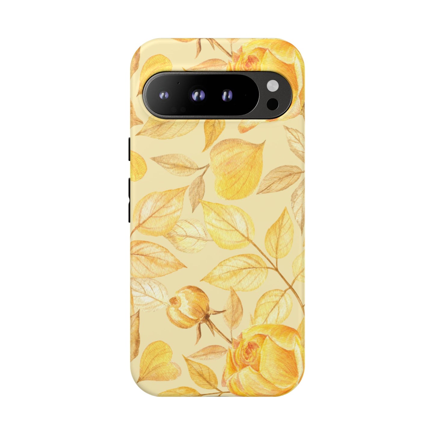 Yellow Dusk Tough Phone Case - Yellow Rose Design