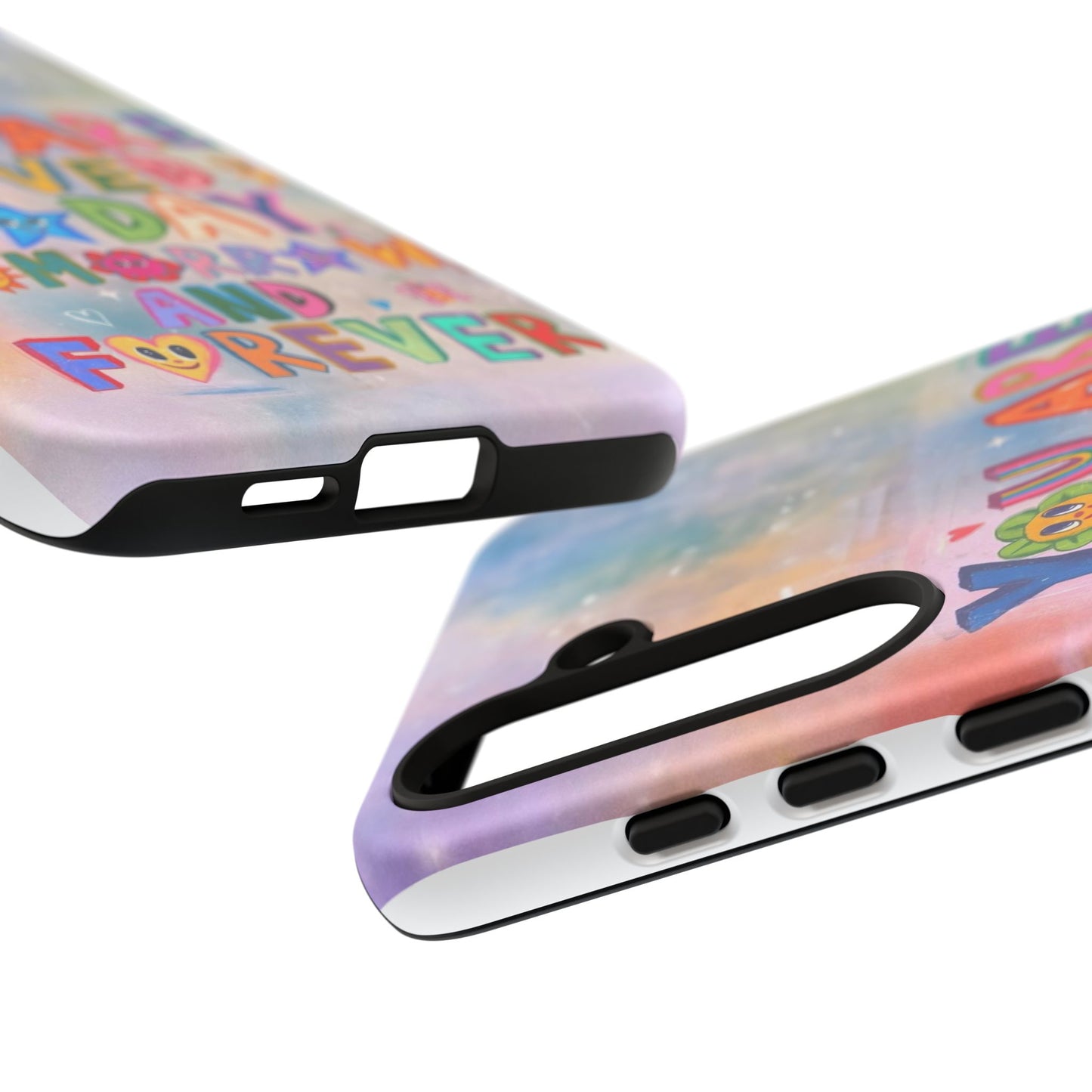 Colorful Phone Case with Positive Affirmations, Inspirational Phone Shell, Cute Gift for Teens, Motivational Tech Accessory, I Love You Case