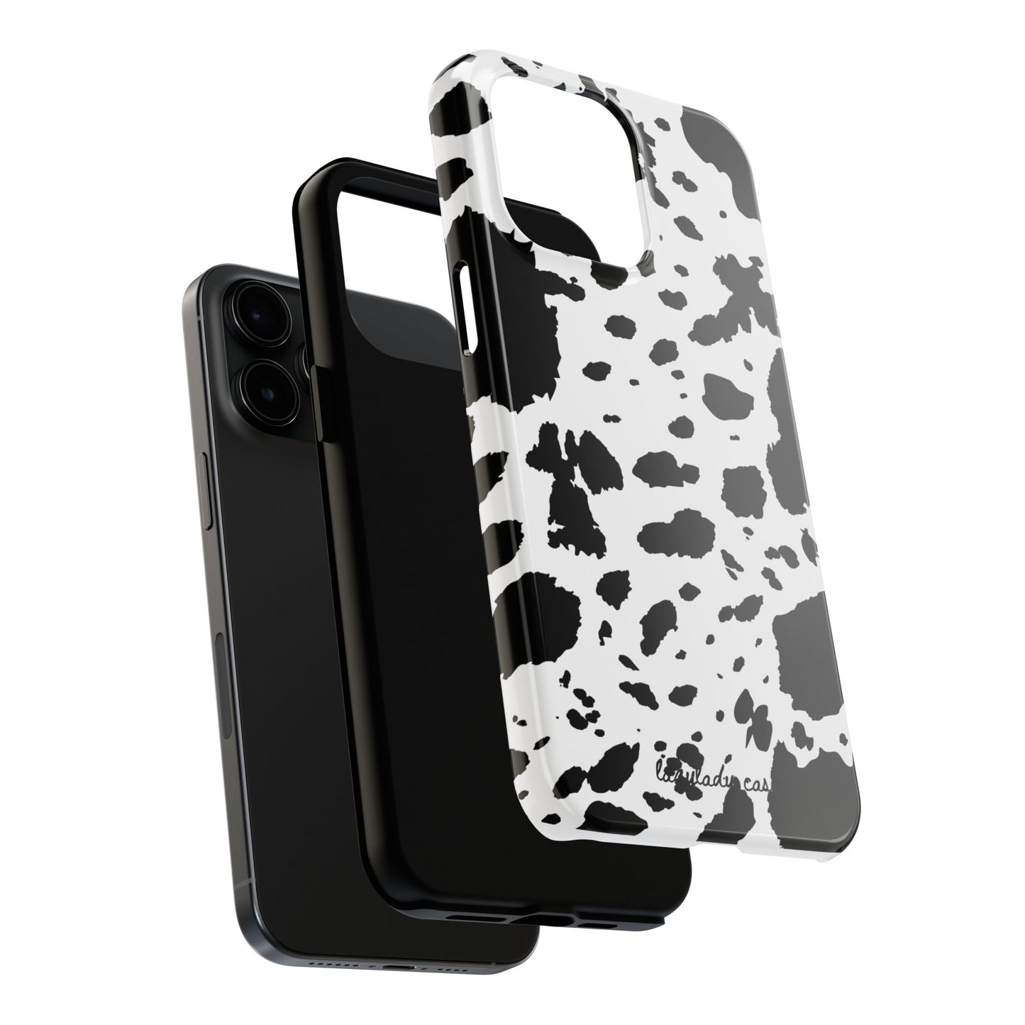 Stylish Cow Print Tough Phone Case | Durable & Trendy Accessory