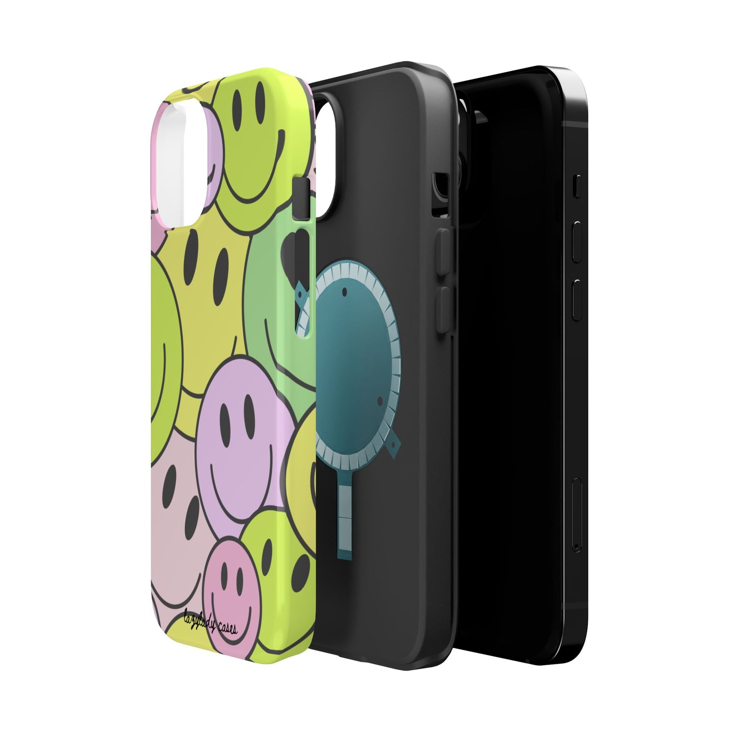 Colorful Smiley Face Magnetic Tough Case for Fun-Loving Individuals