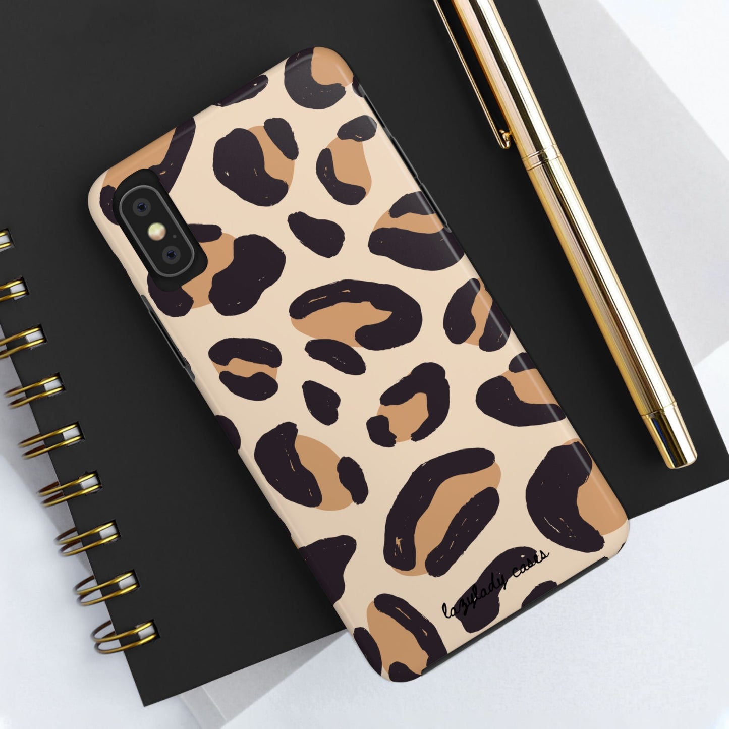 Chic Leopard Print Phone Case - Tough & Stylish Protection