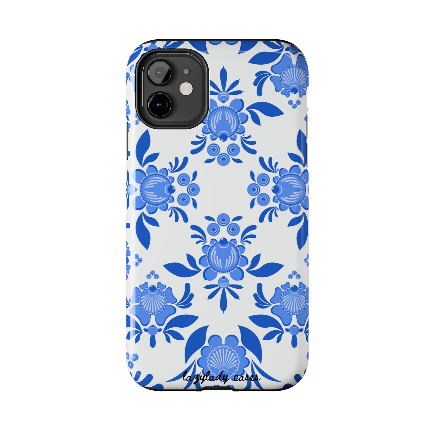 Floral Tough Phone Case - Stylish Protection for Everyday Use