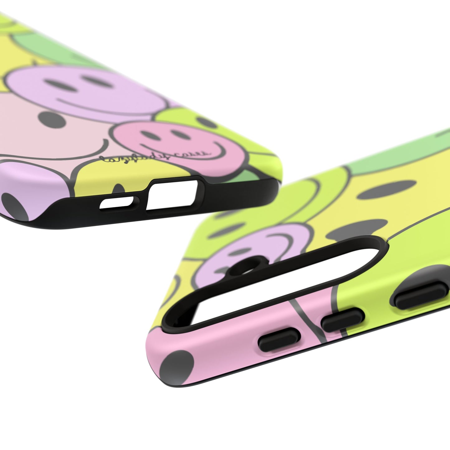 Colorful Smile Face Phone Case - Tough Protection & Fun Design