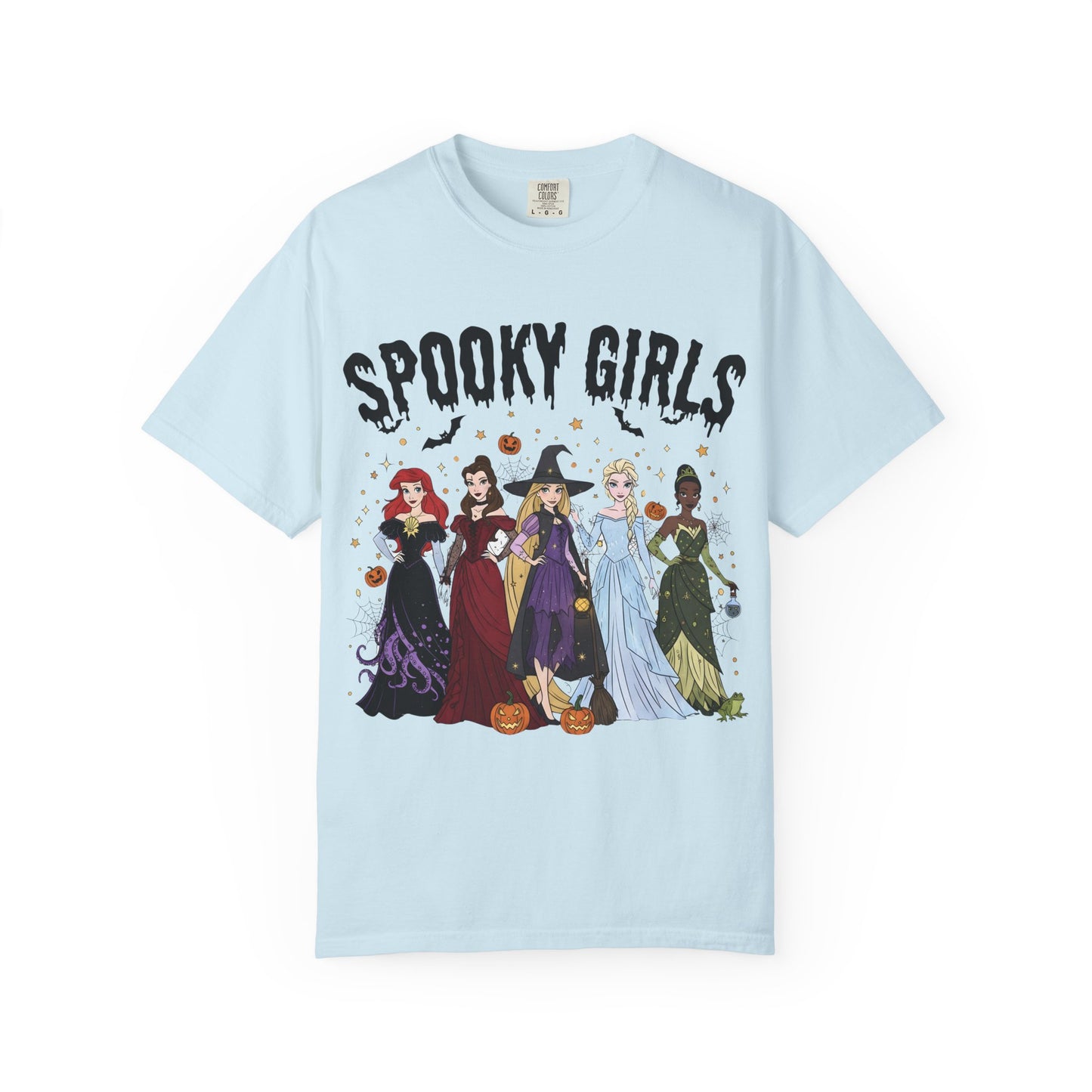 Spooky Girls T-Shirt, Halloween Tee, Unisex Graphic Shirt, Cute Costume Top, Seasonal Apparel, Witchy Fashion