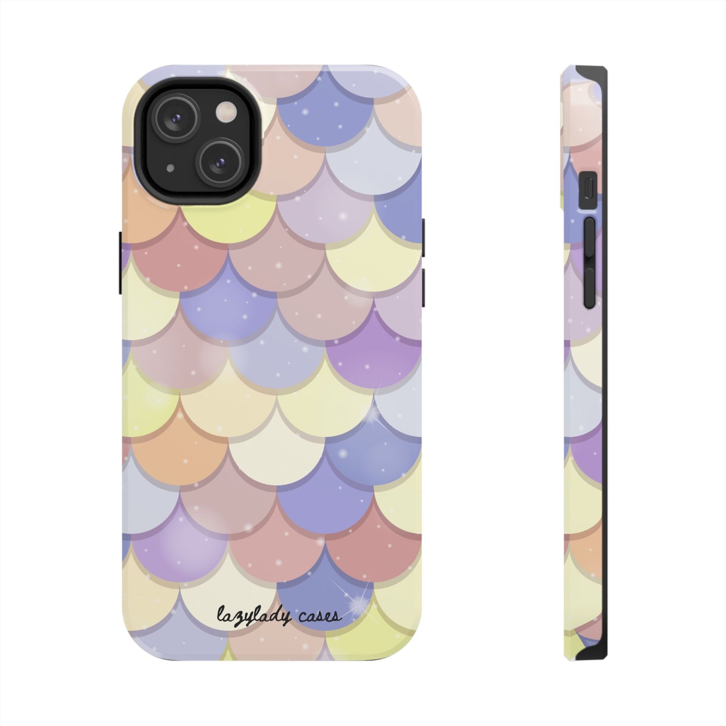 Mermaid Scale Tough Phone Case - Durable Protection with Colorful Design