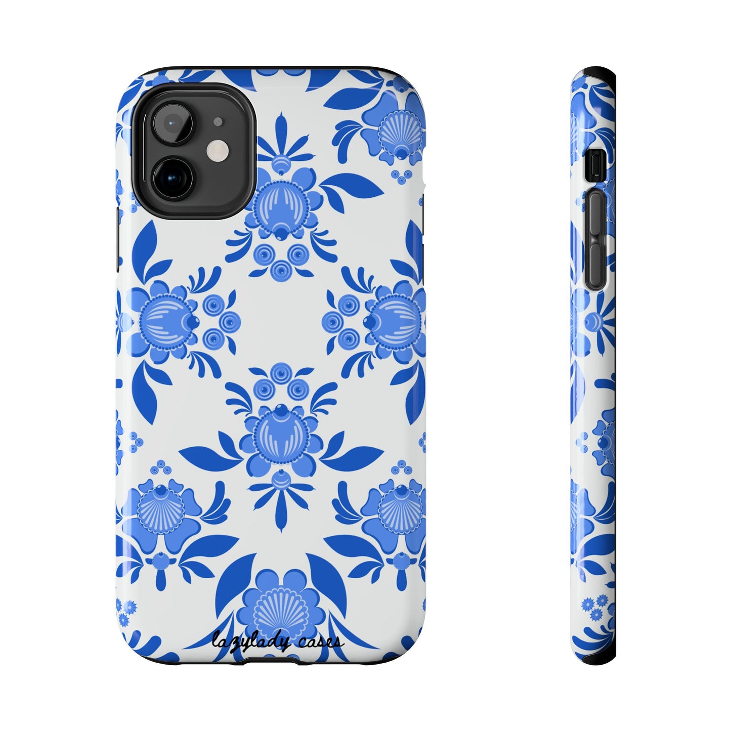 Floral Tough Phone Case - Stylish Protection for Everyday Use