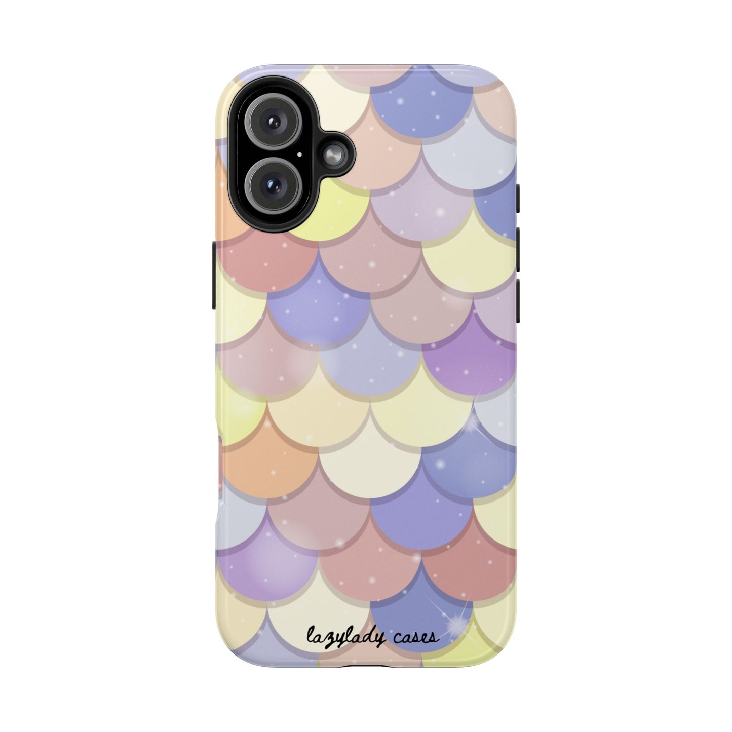 Mermaid Scale Tough Phone Case - Durable Protection with Colorful Design