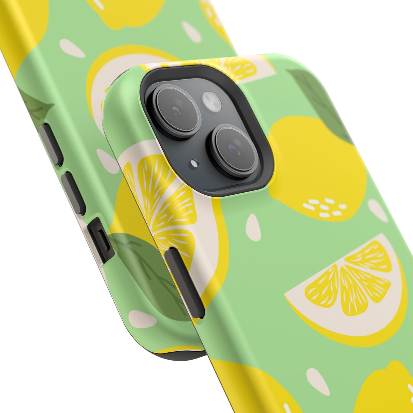 Lemonade Vibe Magnetic Phone Case - Bright Citrus Design for Summer Fun