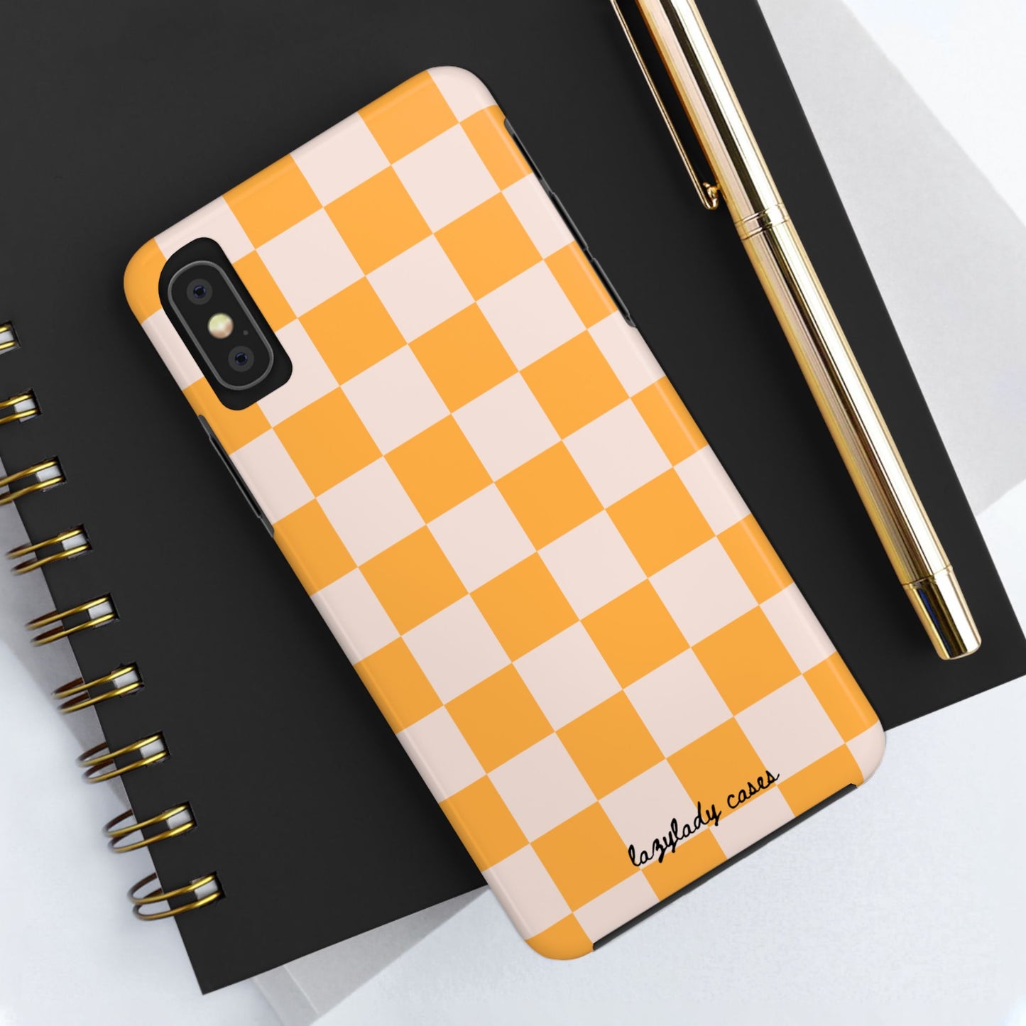 Bright Checkerboard Tough Phone Case - Stylish & Durable Protection