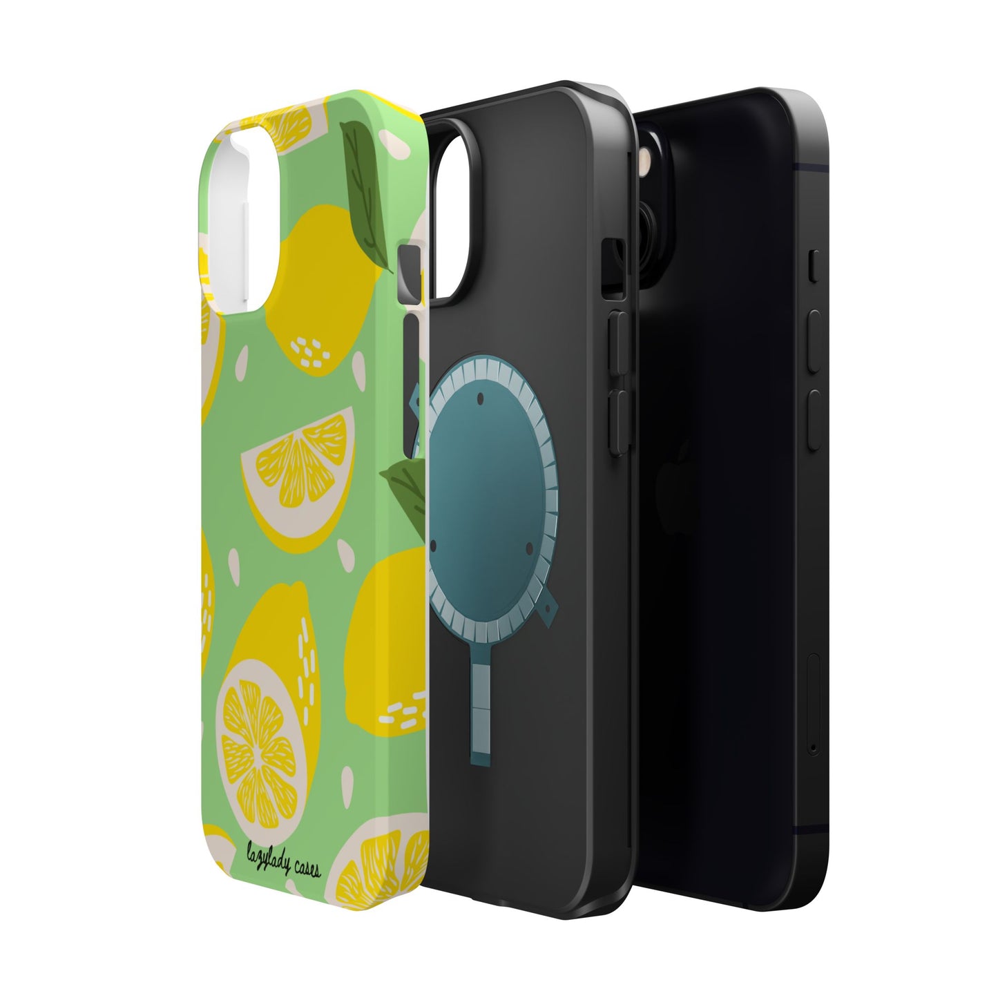 Lemonade Vibe Magnetic Phone Case - Bright Citrus Design for Summer Fun