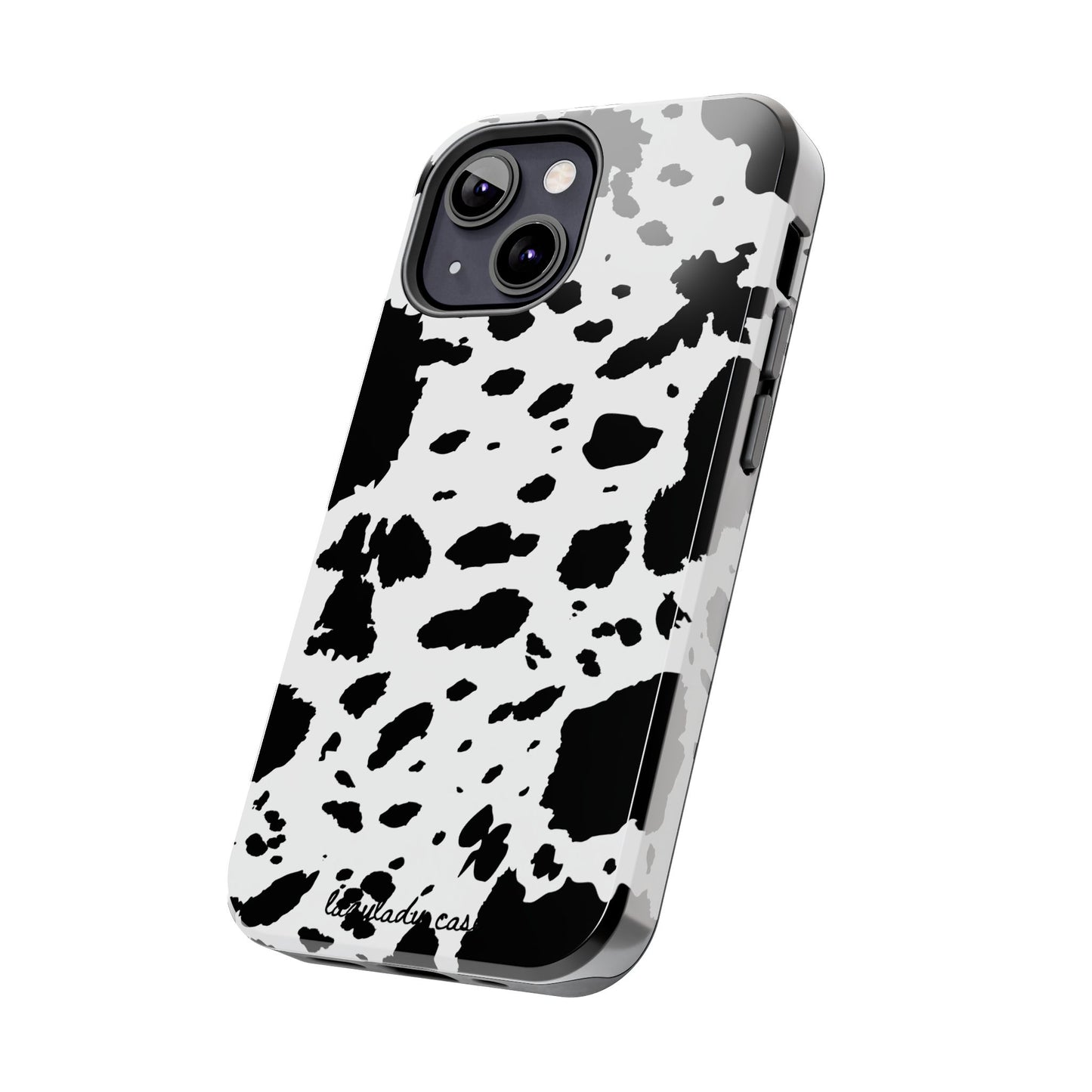 Stylish Cow Print Tough Phone Case | Durable & Trendy Accessory