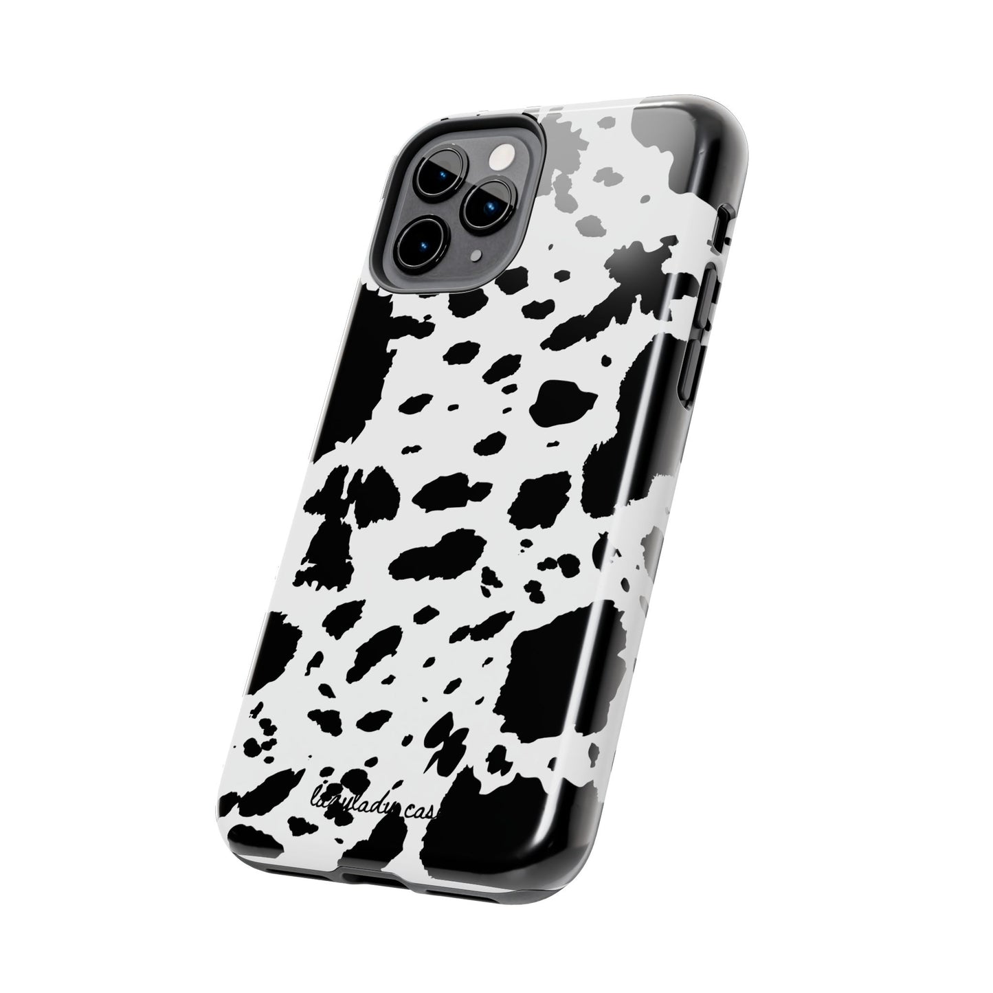 Stylish Cow Print Tough Phone Case | Durable & Trendy Accessory