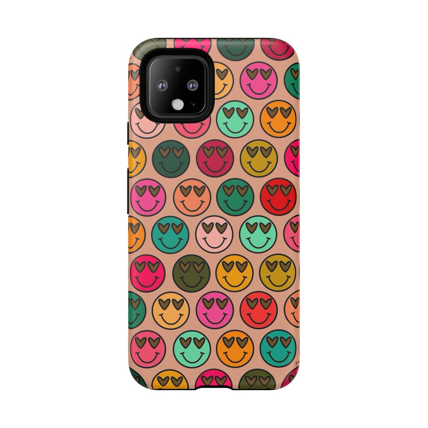 Colorful Smiley Phone Case | Tough Cases, Cute Phone Cover, Happy Vibes, Gift for Friends, Fun Phone Accessory