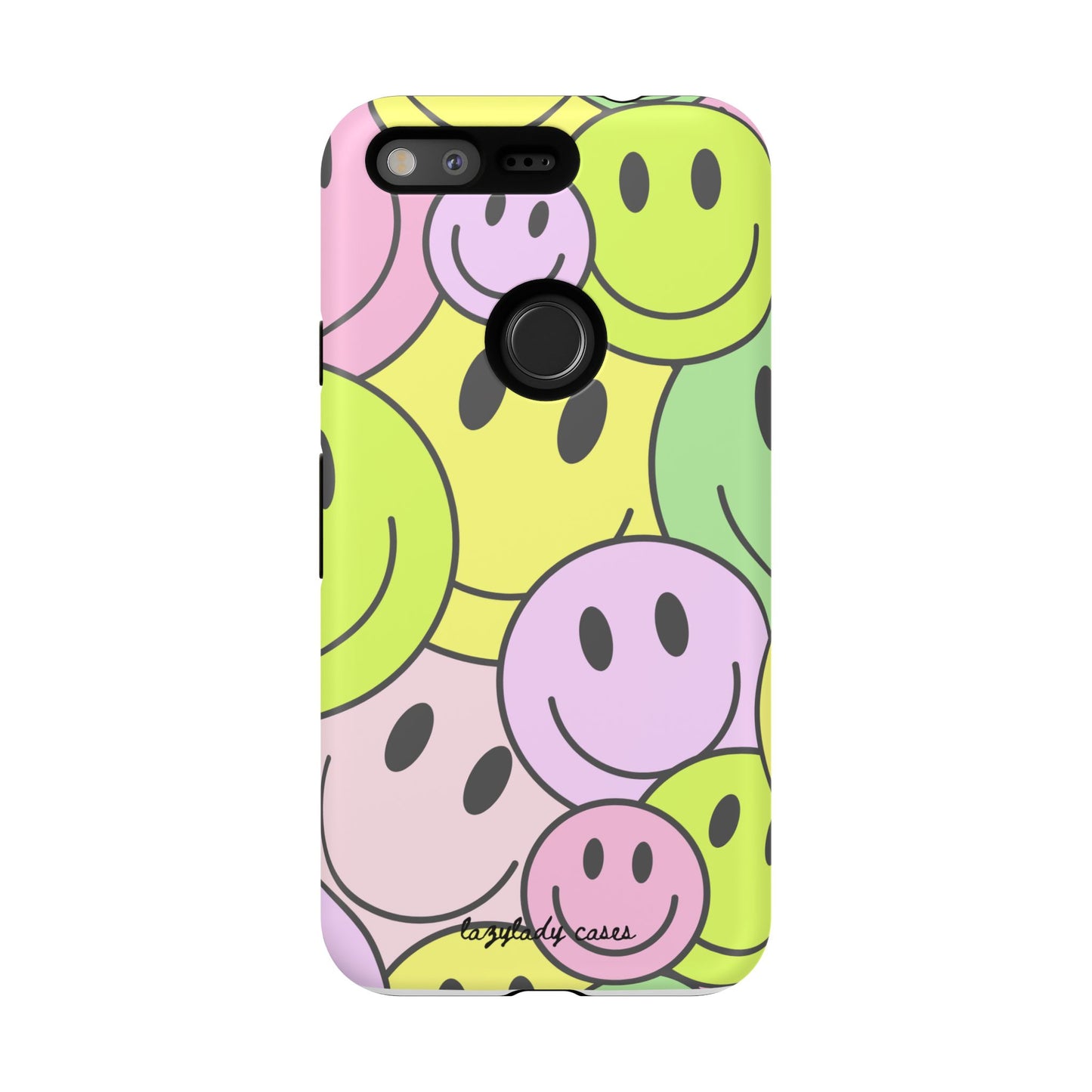 Colorful Smile Face Phone Case - Tough Protection & Fun Design