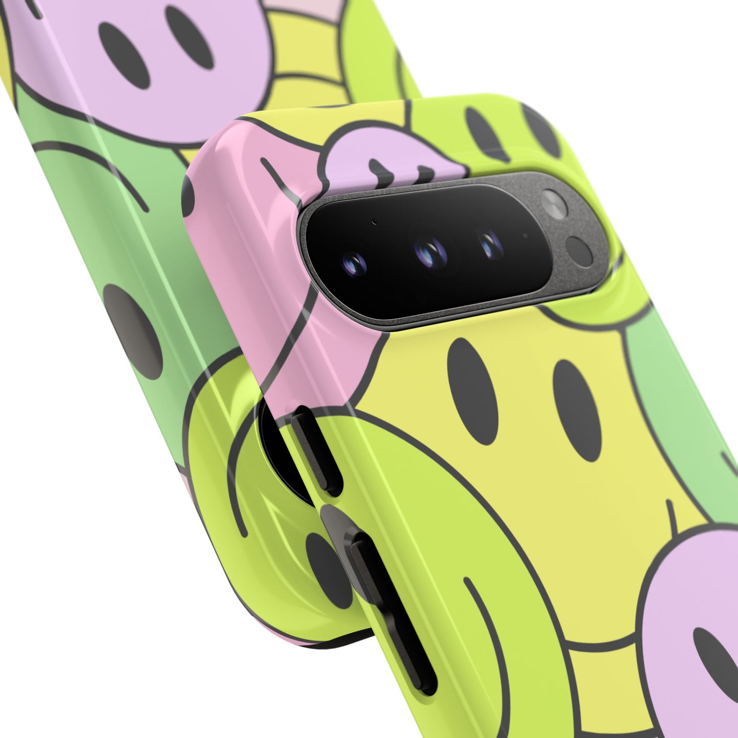 Colorful Smile Face Phone Case - Tough Protection & Fun Design