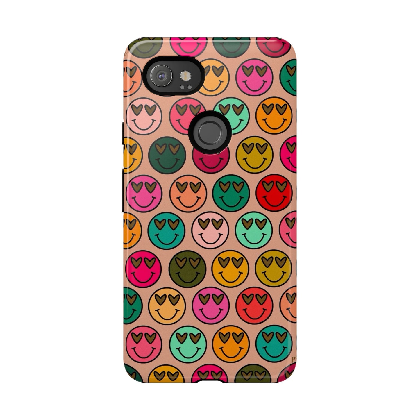 Colorful Smiley Phone Case | Tough Cases, Cute Phone Cover, Happy Vibes, Gift for Friends, Fun Phone Accessory
