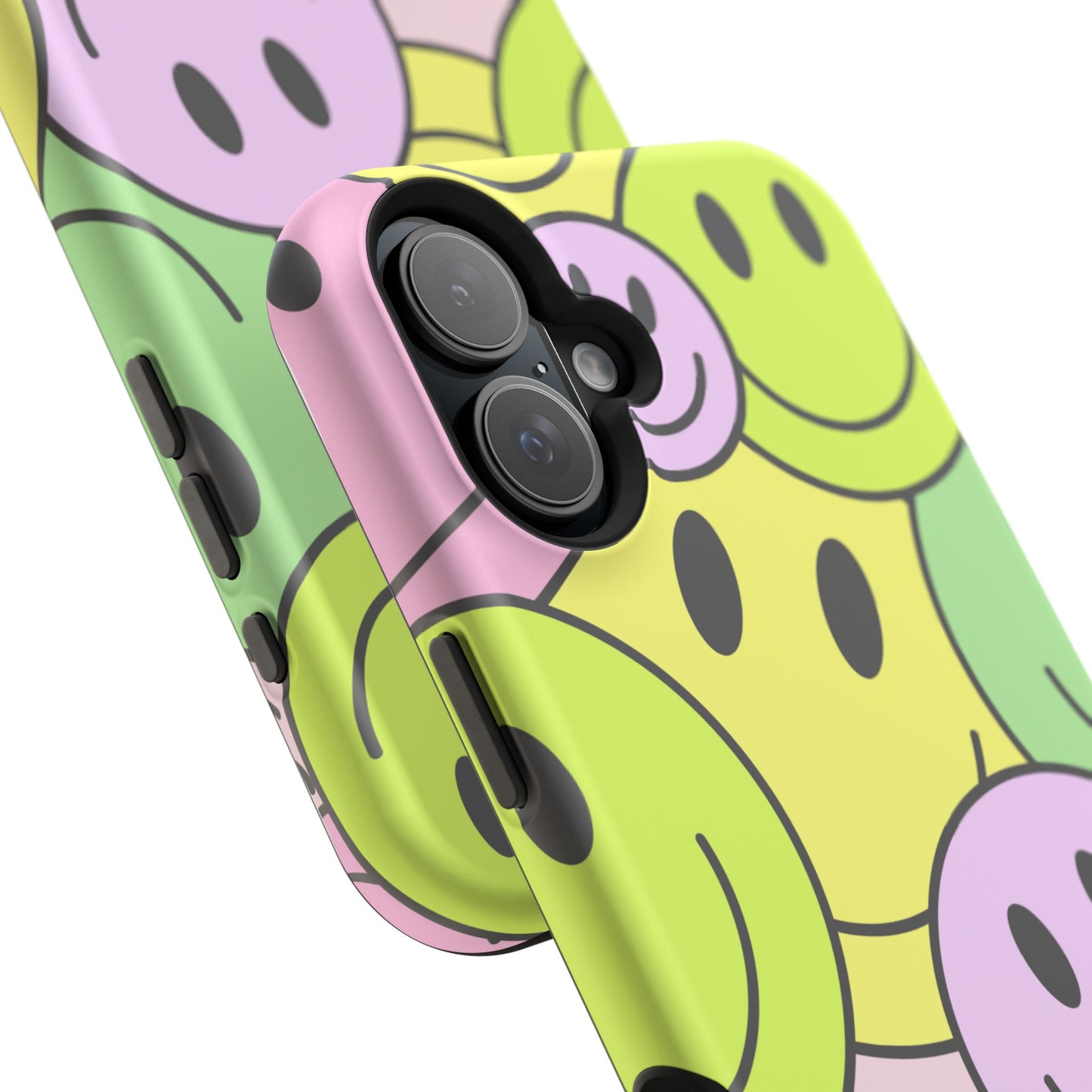 Colorful Smiley Face Magnetic Tough Case for Fun-Loving Individuals