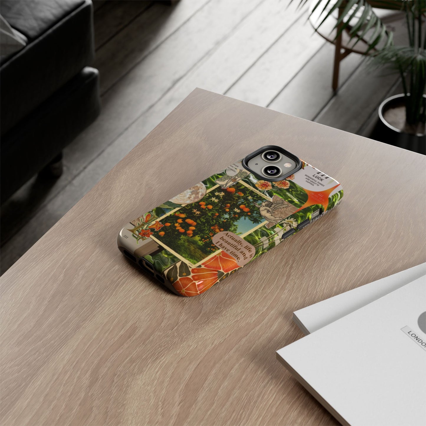 Tough Cases - Vibrant iPhone Case for Nature Lovers, Floral Phone Cover, Eco-Friendly, Inspirational Gift, Unique Phone Accessory