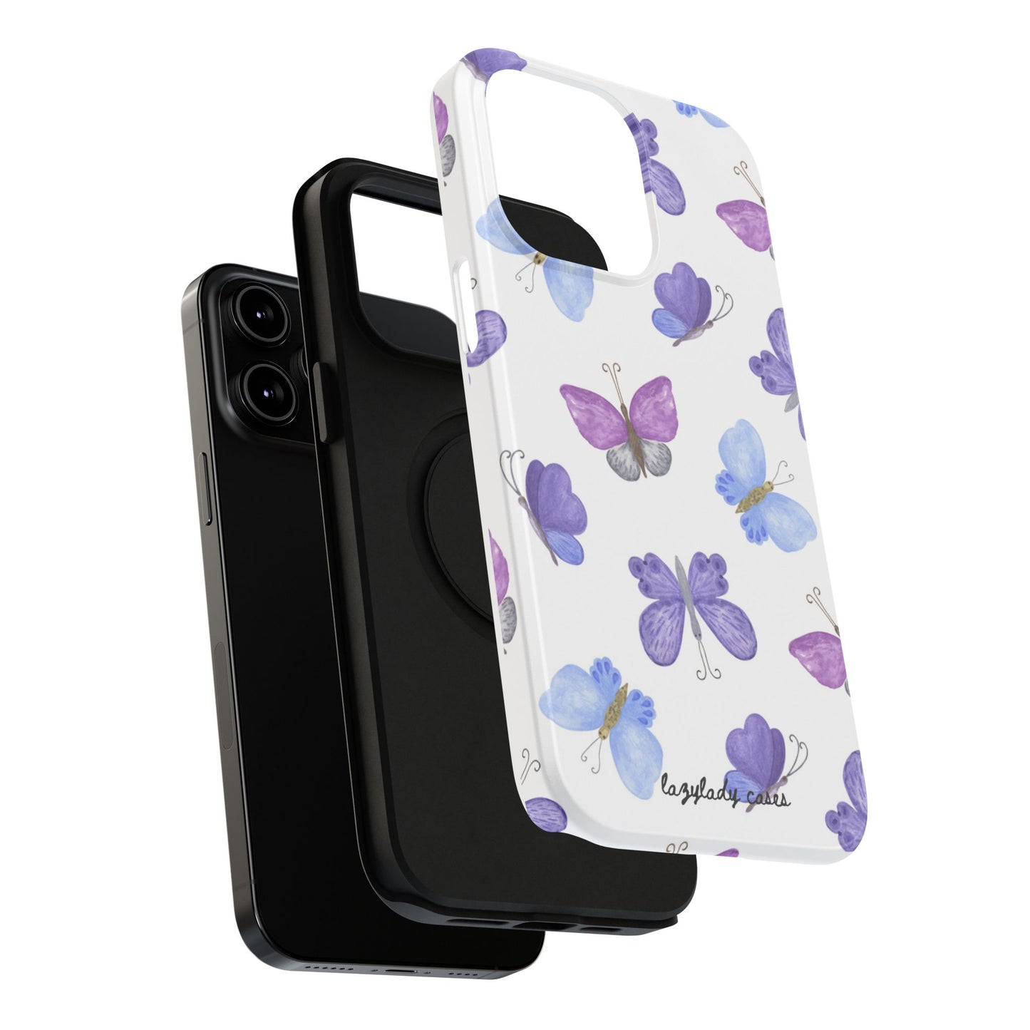 Butterfly Impact-Resistant Phone Case - Stylish & Durable Protection