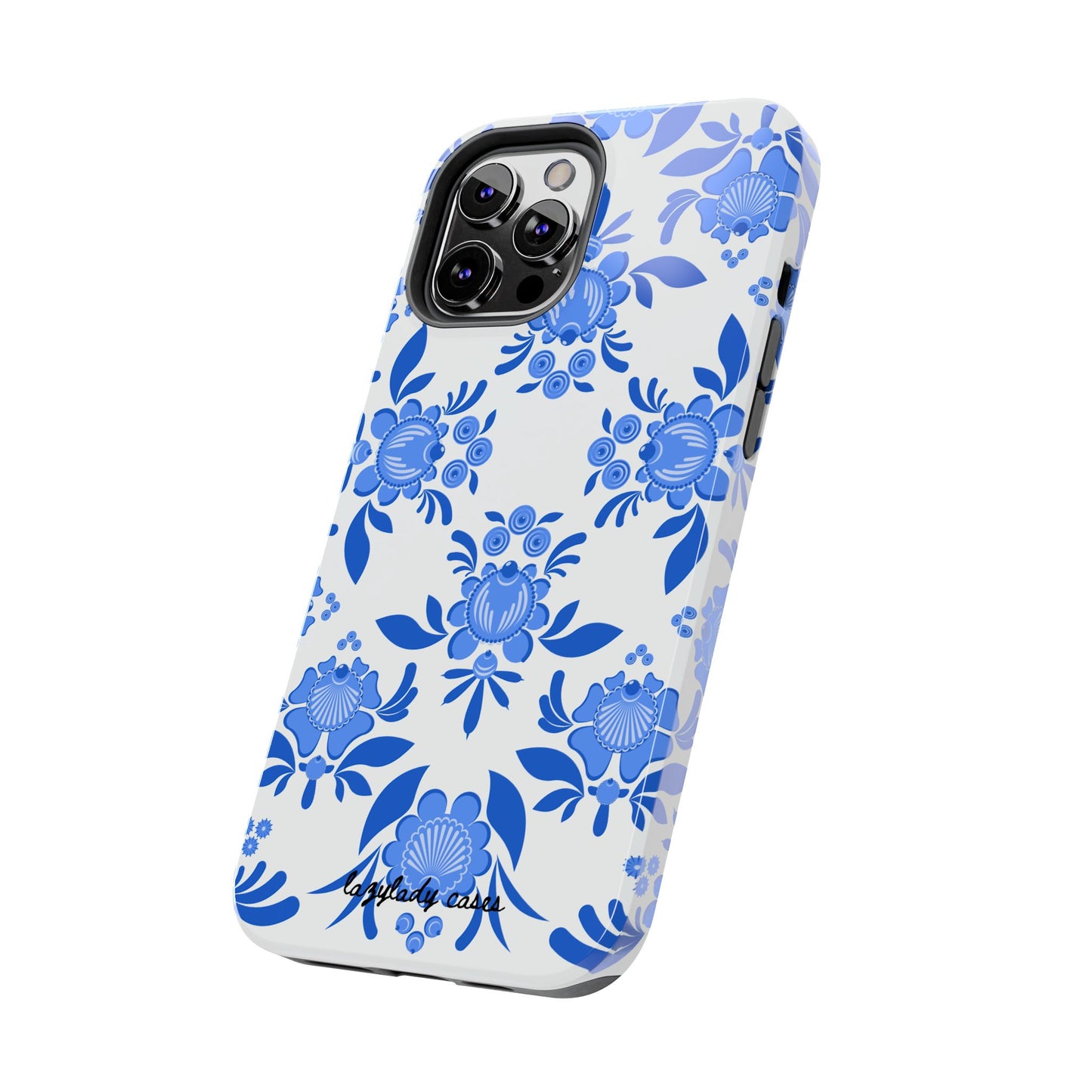 Floral Tough Phone Case - Stylish Protection for Everyday Use