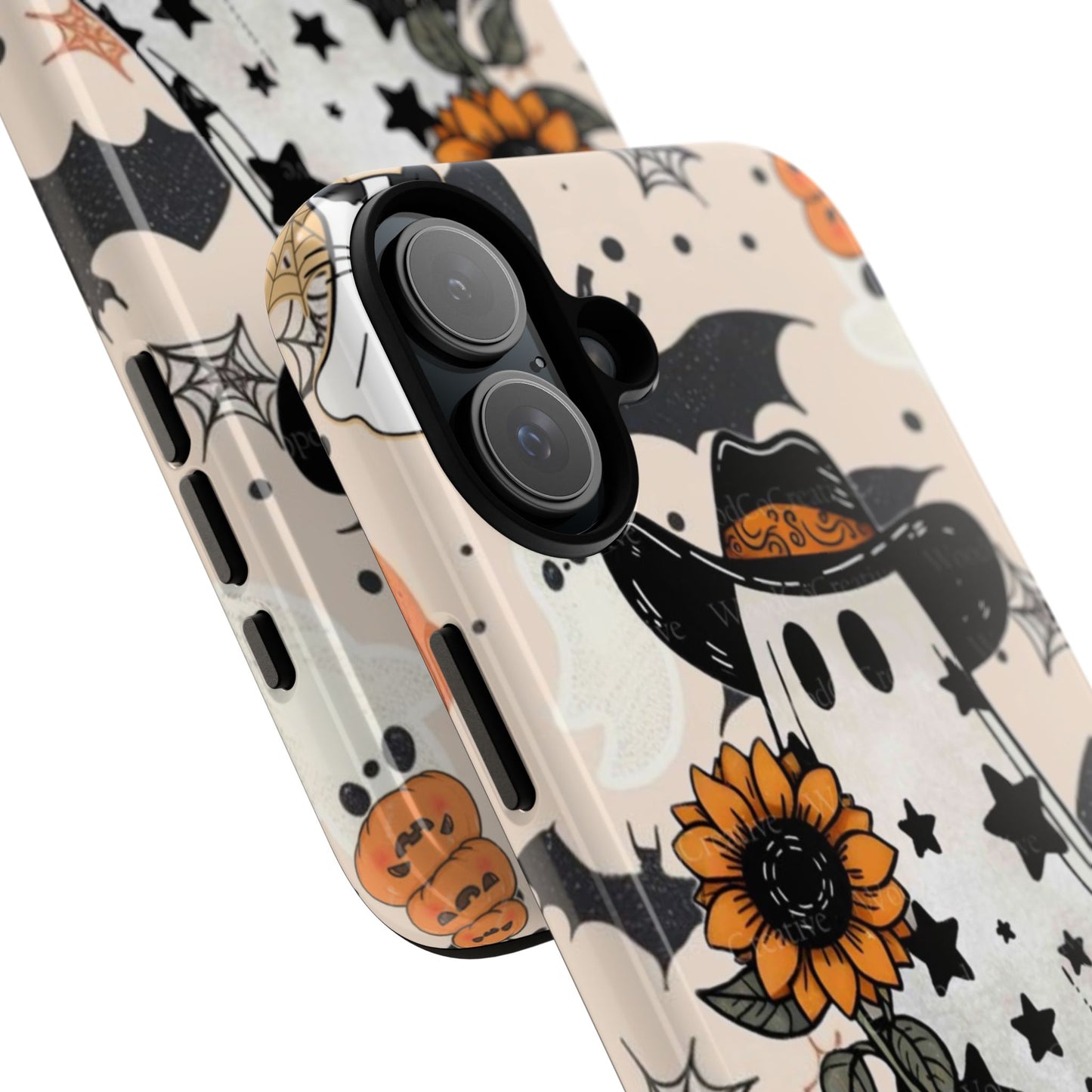 Cute Ghost Phone Case, Halloween Decor, Spooky Gift, Fall Accessories, Pumpkin Lover's Gift, Autumn Vibes, Trick or Treat