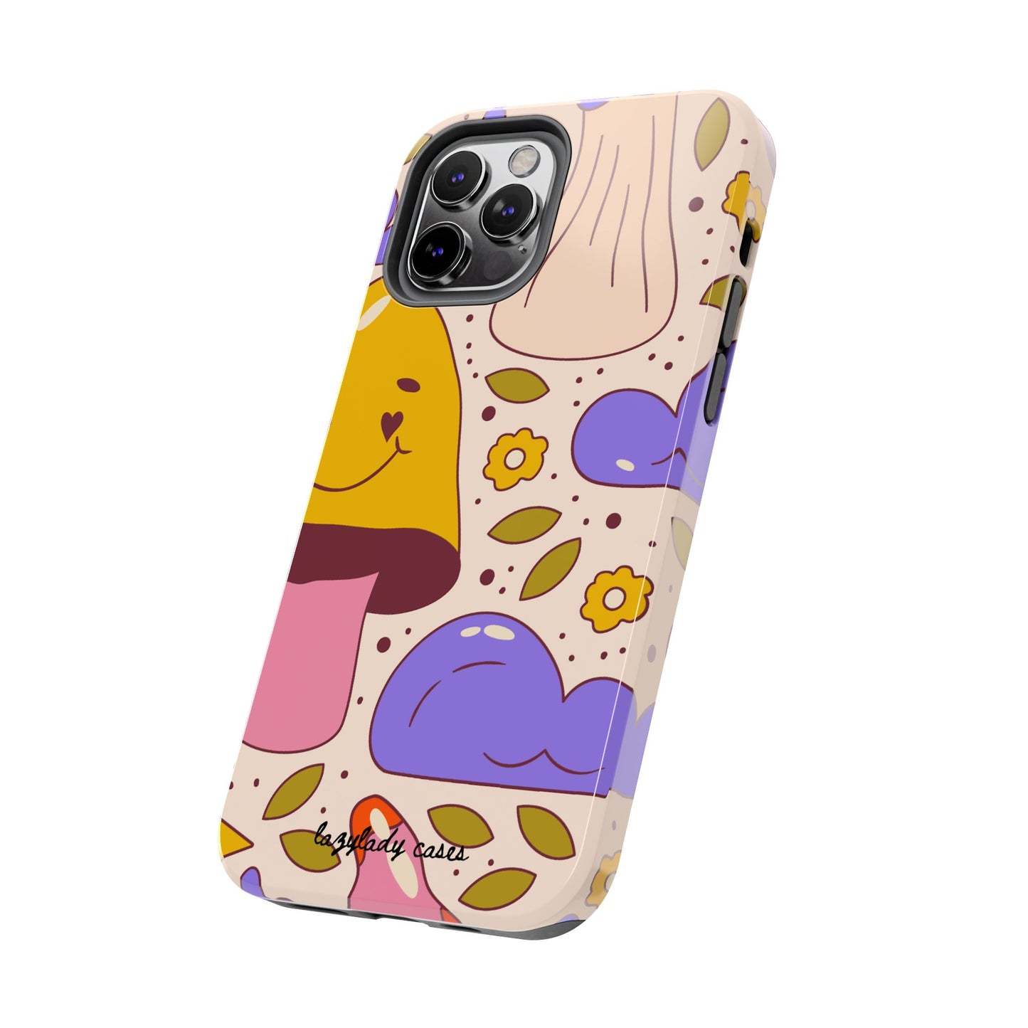 Whimsical Mushroom Phone Case - Tough & Fun Design for Nature Lovers