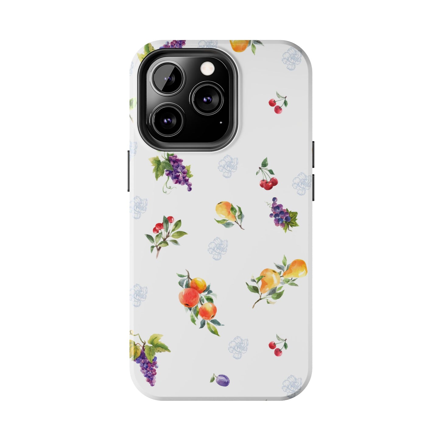 Fruit Floral Tough Phone Case, Durable Mobile Cover, Nature-Inspired Gift, Stylish Protection, Unique Smartphone Accessory