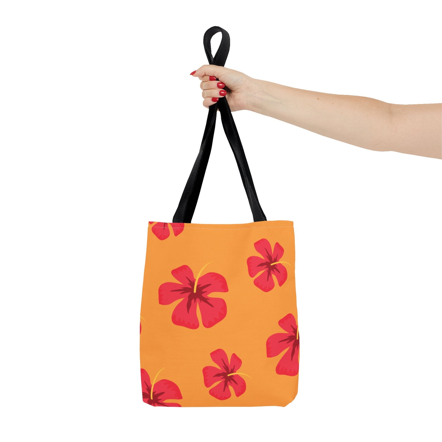Tote Bag with Vibrant Floral Design - Perfect for Spring and Summer