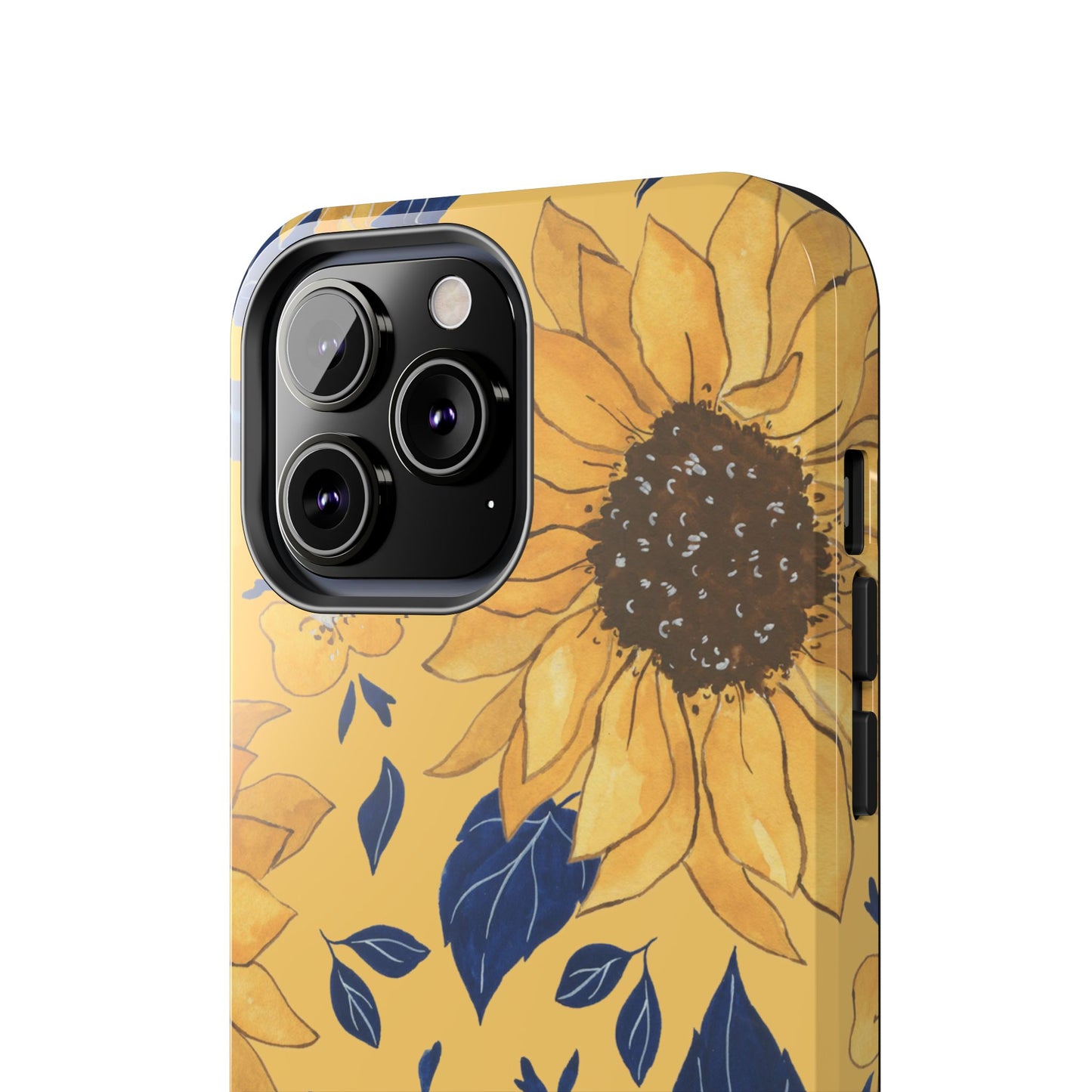 Sunflower Tough Phone Case - Durable Floral Design for Nature Lovers