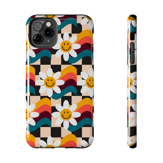 Vibrant Floral Phone Case | Tough Phone Case | Cute Flower Design, Stylish Protection, Gift for Her