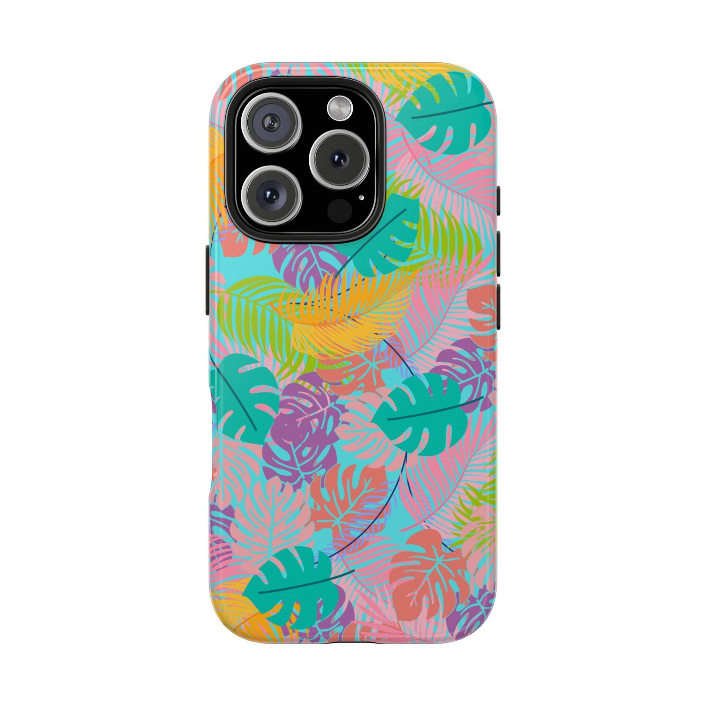Tropical Jungle Phone Case - Funky Floral Design, Summer Accessory, Phone Protection, Gift for Nature Lovers, Stylish Phone Cover