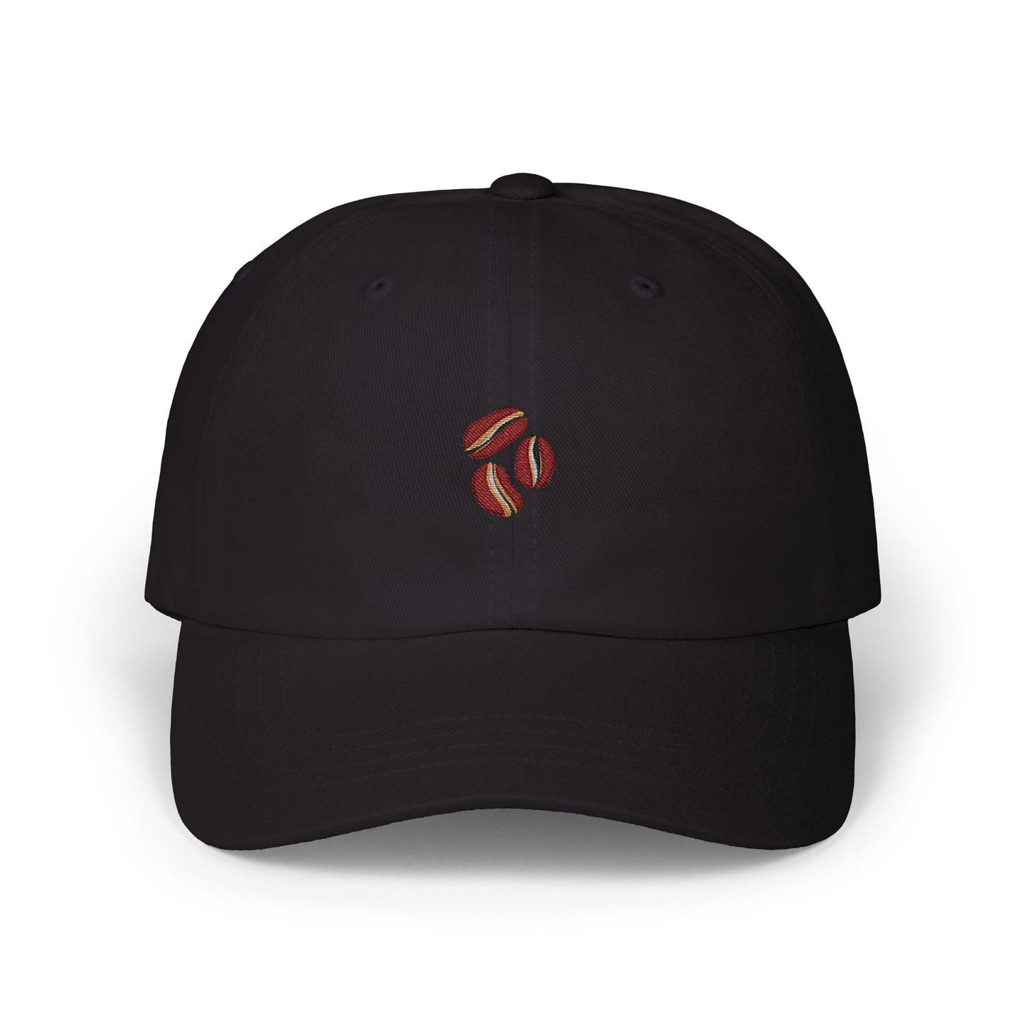 Coffee Bean Cap — Embroidered Micro Beans Baseball Hat