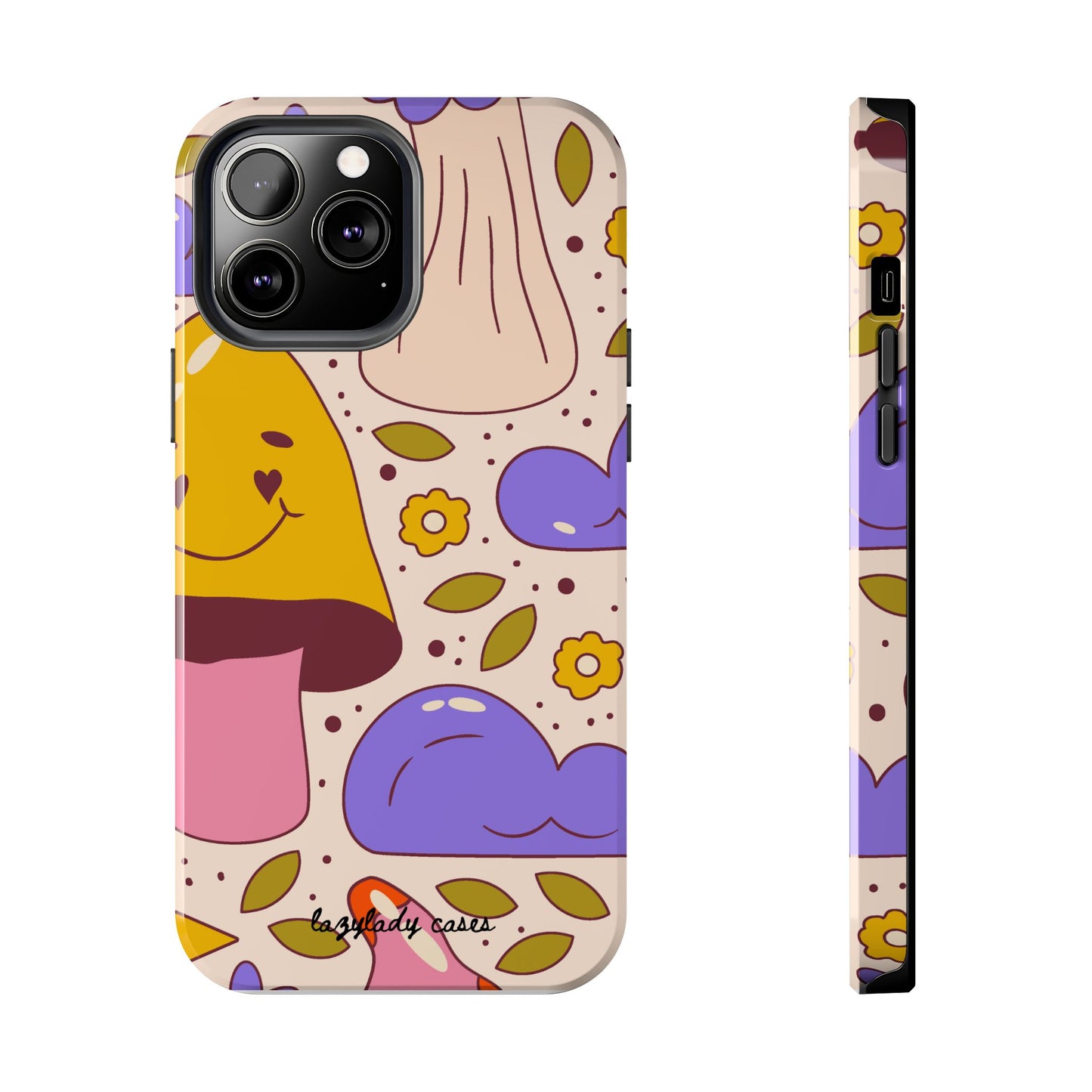 Whimsical Mushroom Phone Case - Tough & Fun Design for Nature Lovers