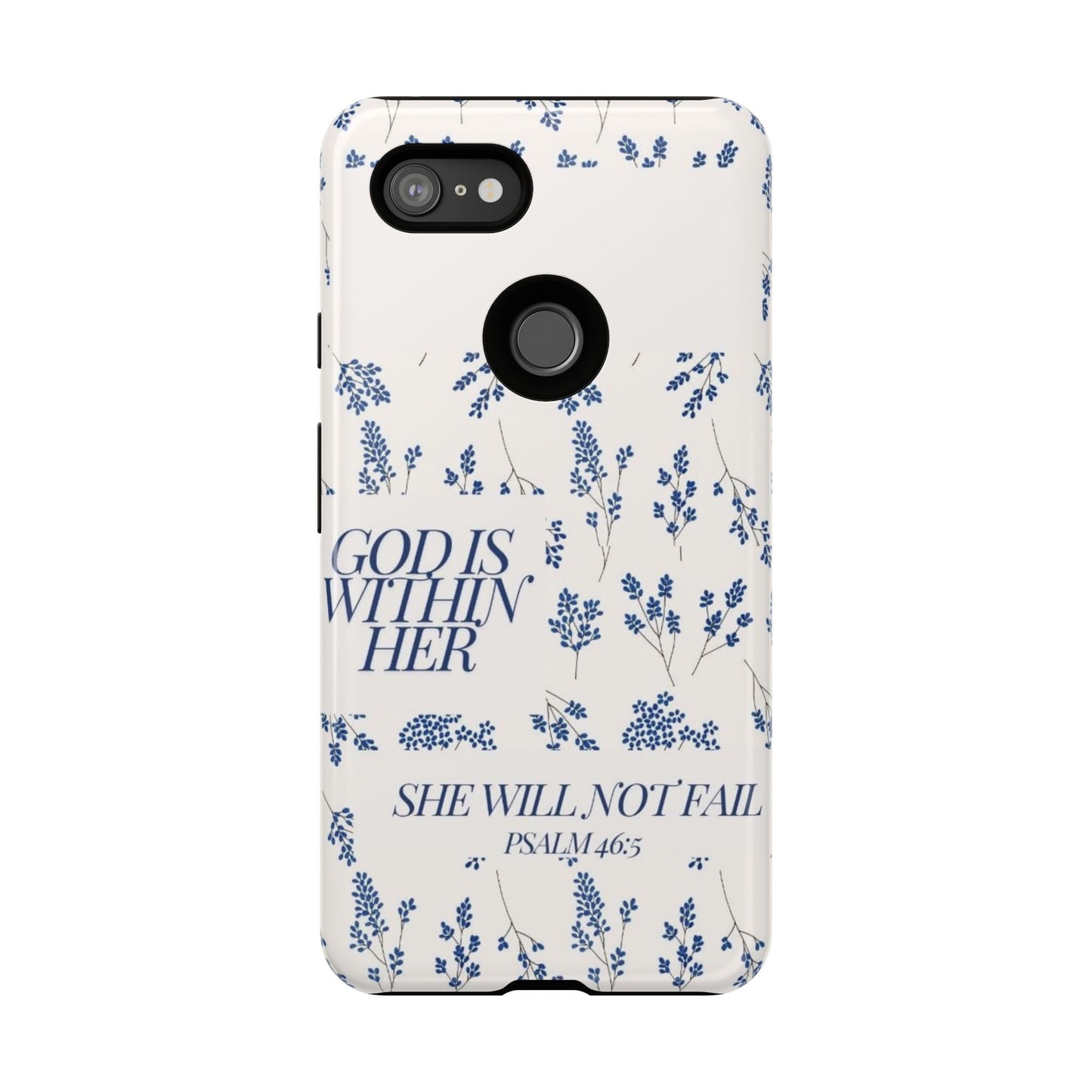 Within Her Cases - Floral Phone Case with Inspirational Quote, Motivational Gifts for Her, Bible Verse Design, Durable Case for iPhone, [...]