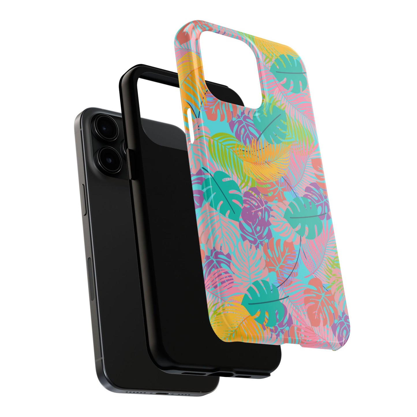 Tropical Jungle Phone Case - Funky Floral Design, Summer Accessory, Phone Protection, Gift for Nature Lovers, Stylish Phone Cover