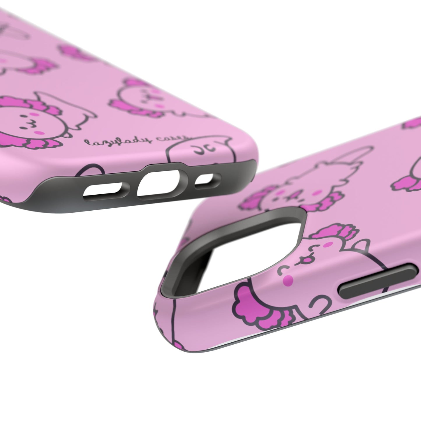 Cute Axolotl Magnetic Tough Case – Kawaii Phone Protection for Animal Lovers