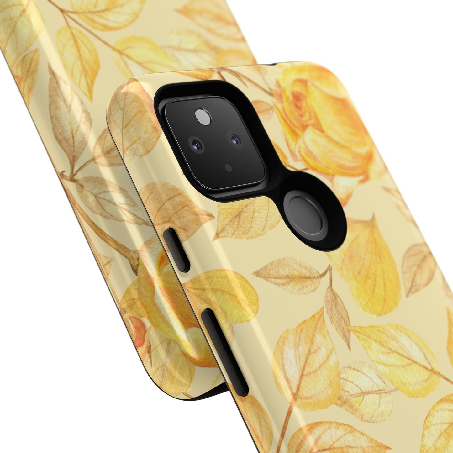 Yellow Dusk Tough Phone Case - Yellow Rose Design