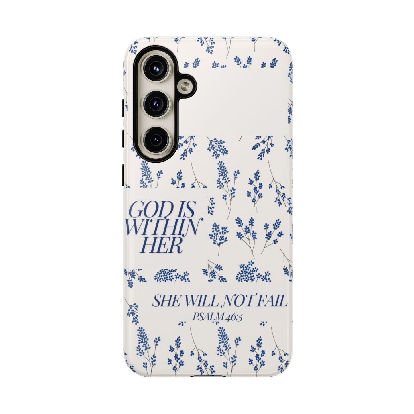 Within Her Cases - Floral Phone Case with Inspirational Quote, Motivational Gifts for Her, Bible Verse Design, Durable Case for iPhone, [...]