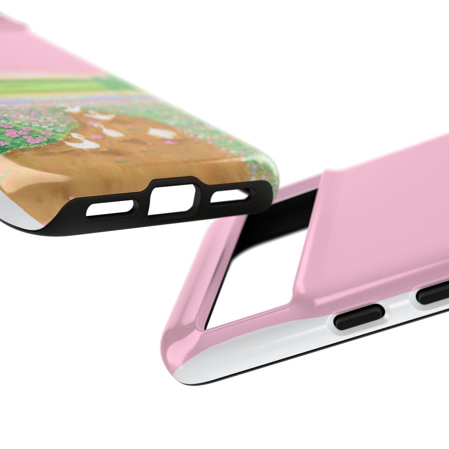 Pastel Floral Phone Case, Tough Cases for Nature Lovers, Cute Phone Accessories, Spring Gifts, Unique Mobile Covers