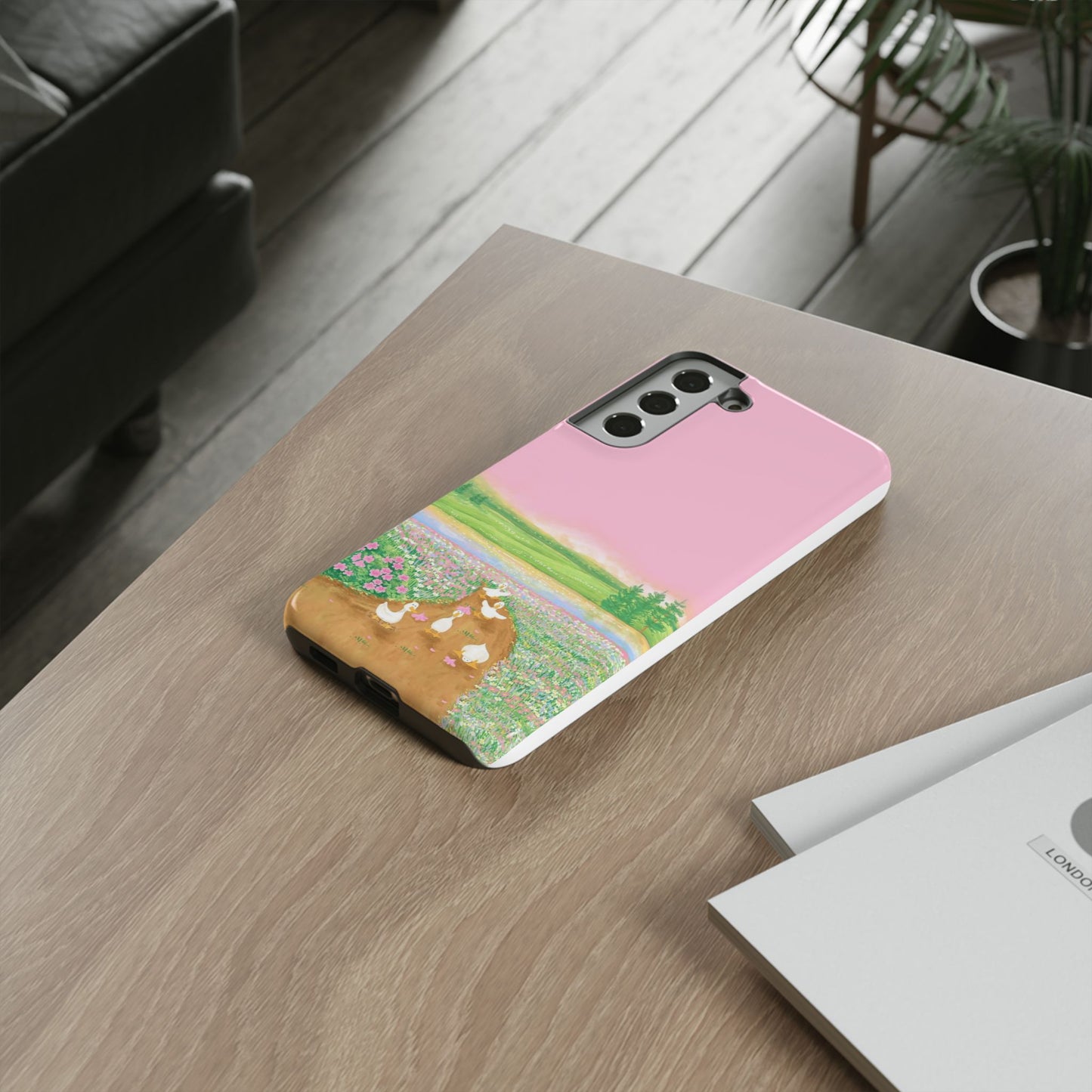 Pastel Floral Phone Case, Tough Cases for Nature Lovers, Cute Phone Accessories, Spring Gifts, Unique Mobile Covers