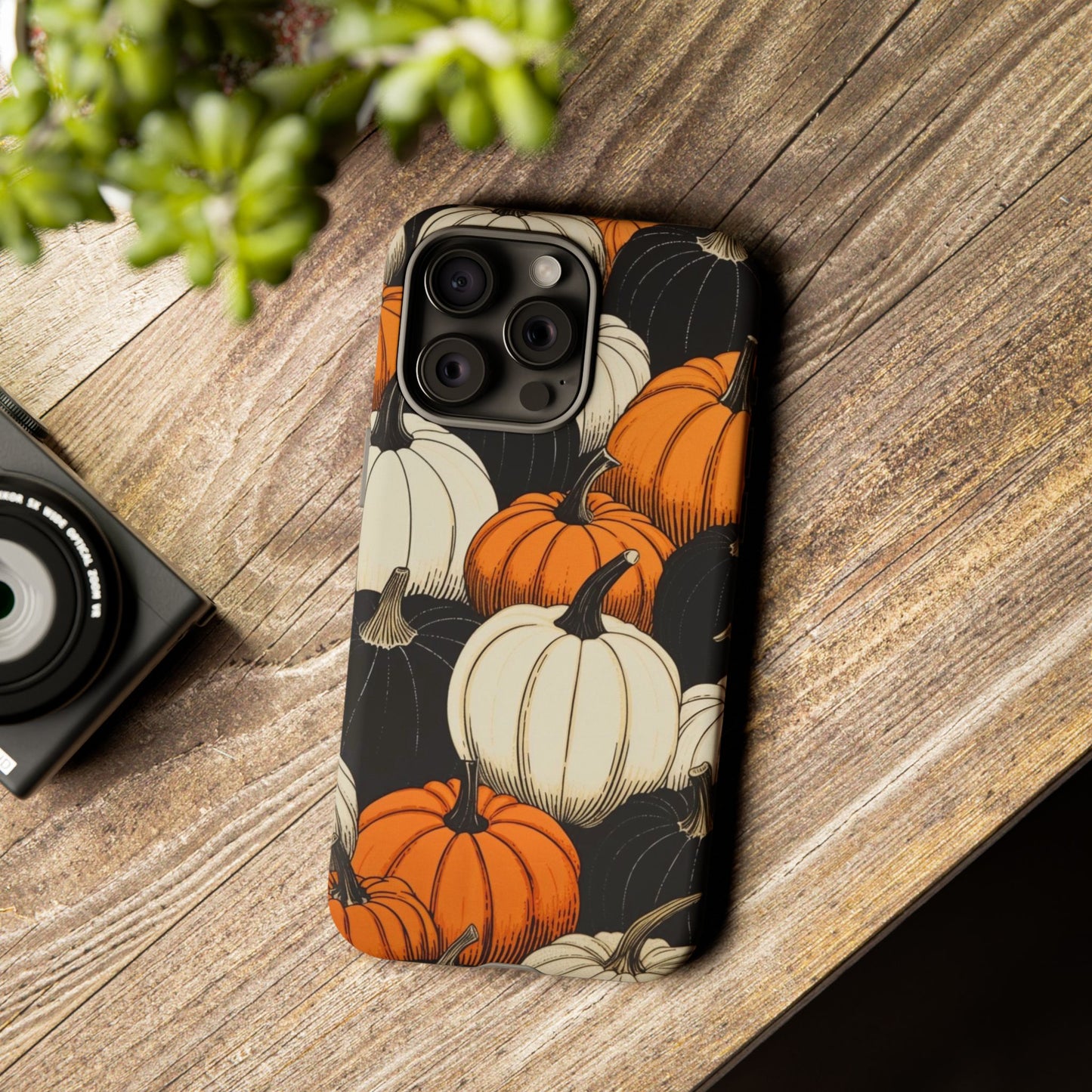 Pumpkin Phone Case, Fall Decor, Halloween Gift, Autumn Aesthetic, Pumpkin Lovers, Cute Phone Cover