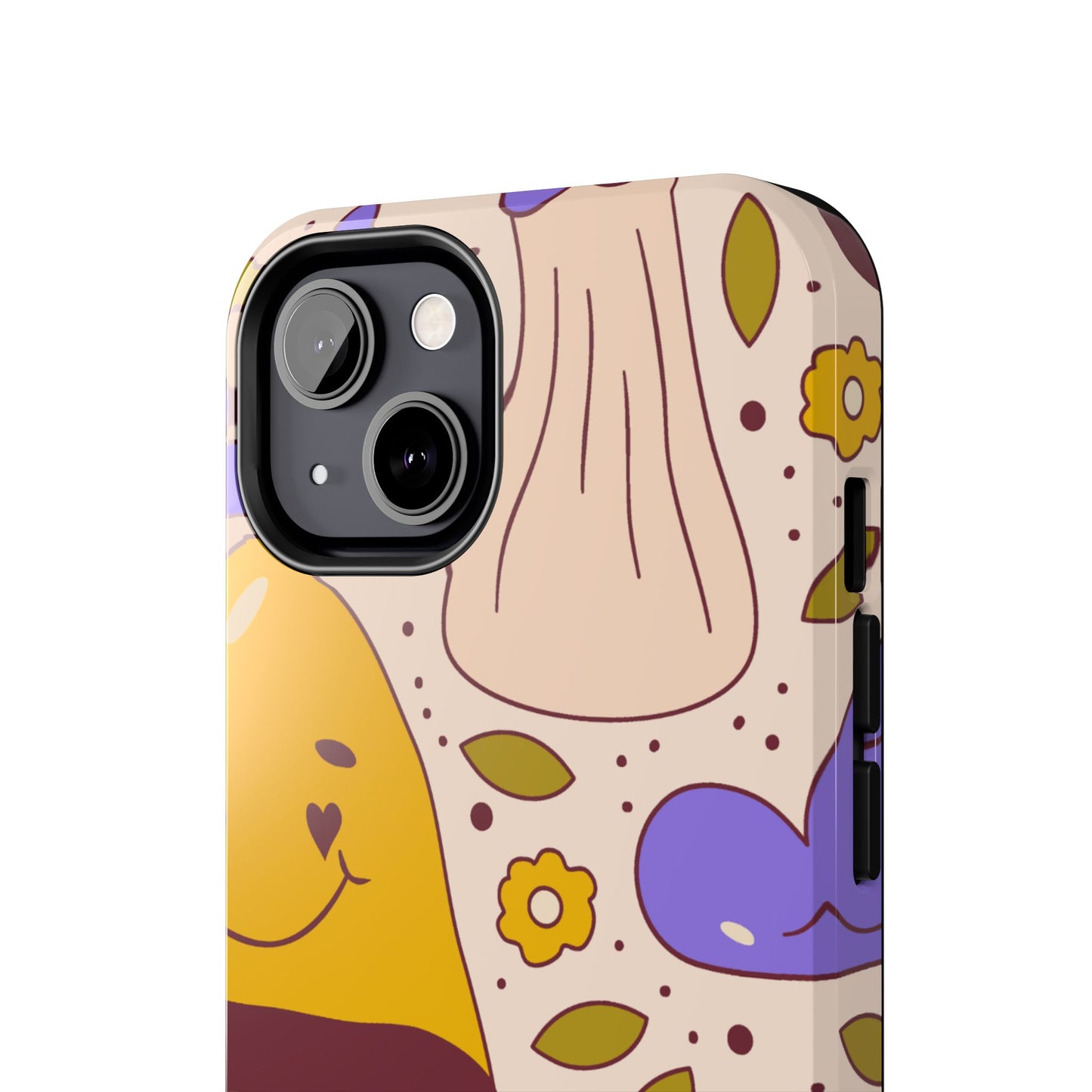 Whimsical Mushroom Phone Case - Tough & Fun Design for Nature Lovers