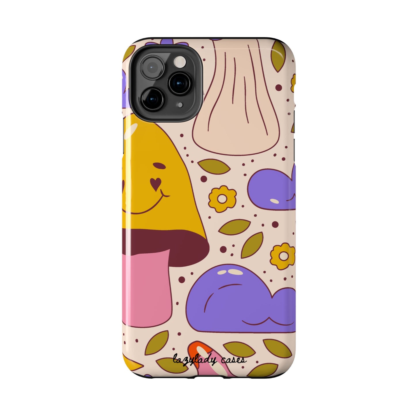 Whimsical Mushroom Phone Case - Tough & Fun Design for Nature Lovers