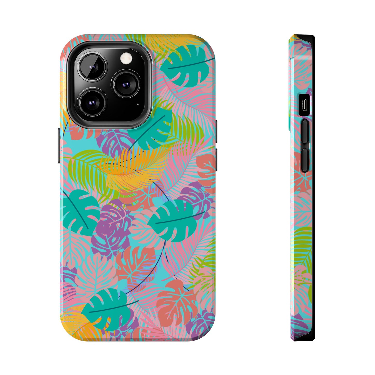 Tropical Jungle Phone Case - Funky Floral Design, Summer Accessory, Phone Protection, Gift for Nature Lovers, Stylish Phone Cover
