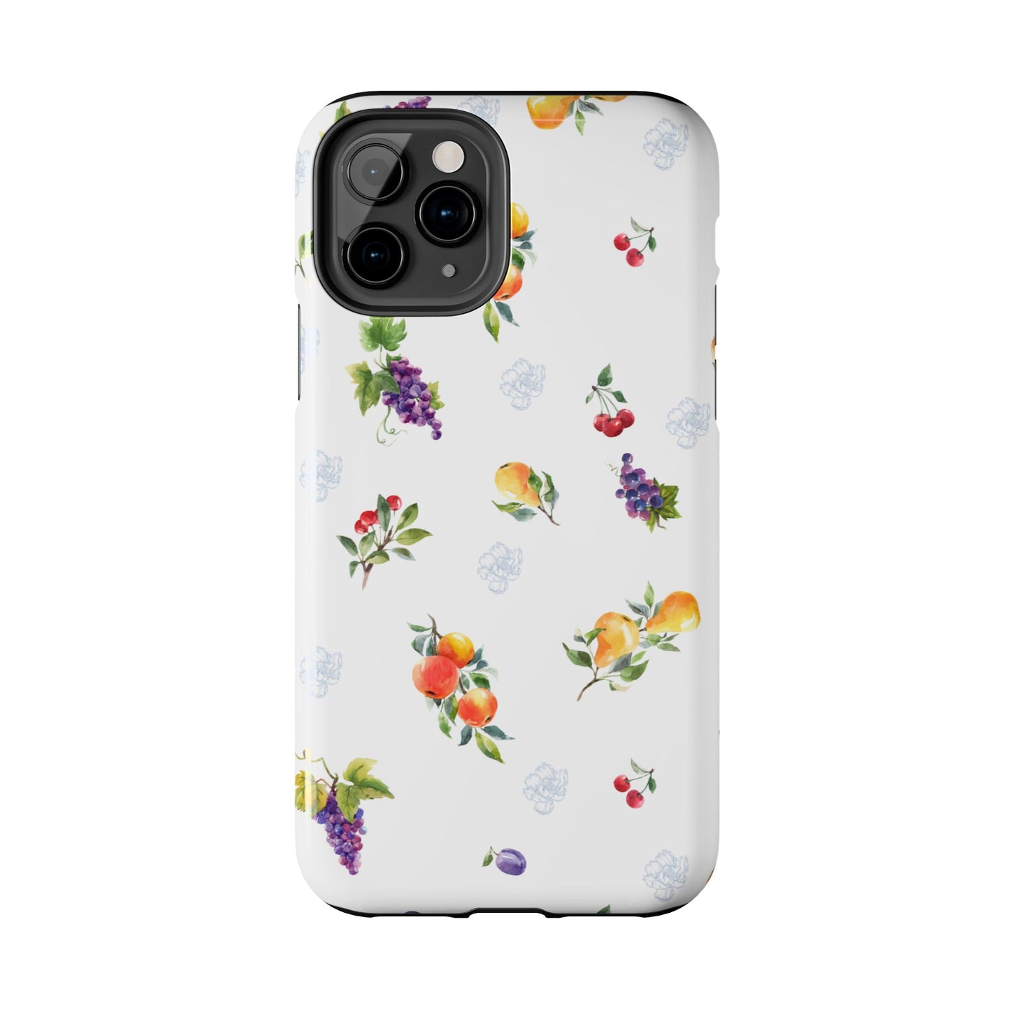 Fruit Floral Tough Phone Case, Durable Mobile Cover, Nature-Inspired Gift, Stylish Protection, Unique Smartphone Accessory