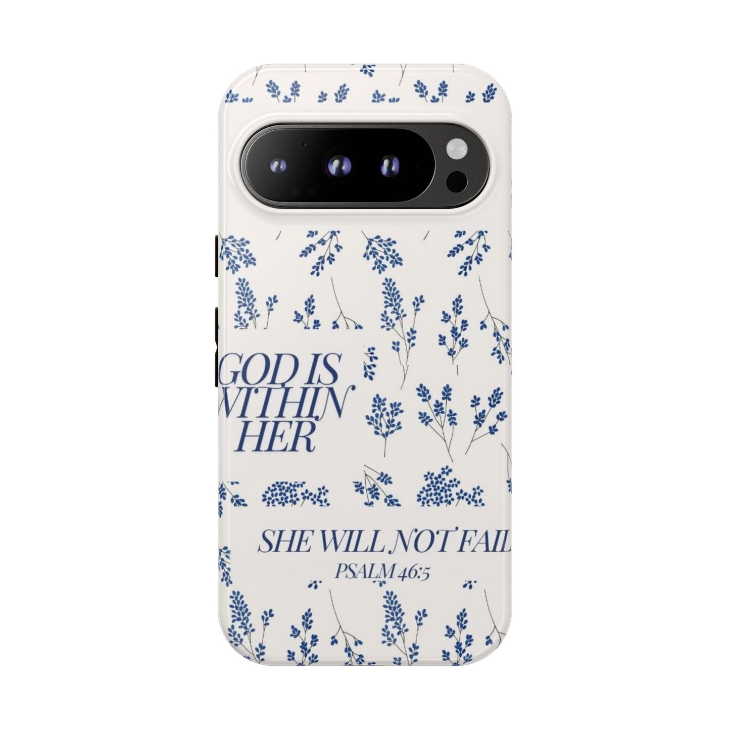 Within Her Cases - Floral Phone Case with Inspirational Quote, Motivational Gifts for Her, Bible Verse Design, Durable Case for iPhone, [...]