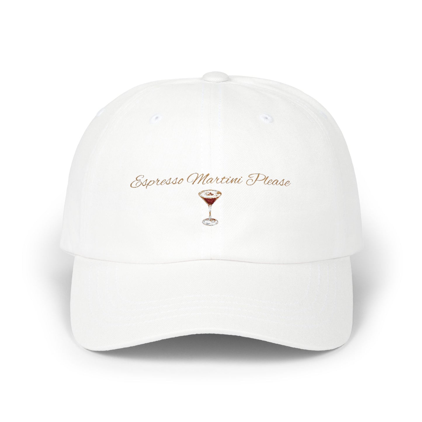 Espresso Martini Please Embroidered Cocktail Hat