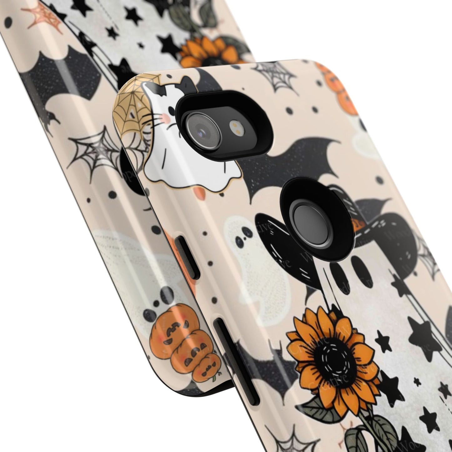 Cute Ghost Phone Case, Halloween Decor, Spooky Gift, Fall Accessories, Pumpkin Lover's Gift, Autumn Vibes, Trick or Treat