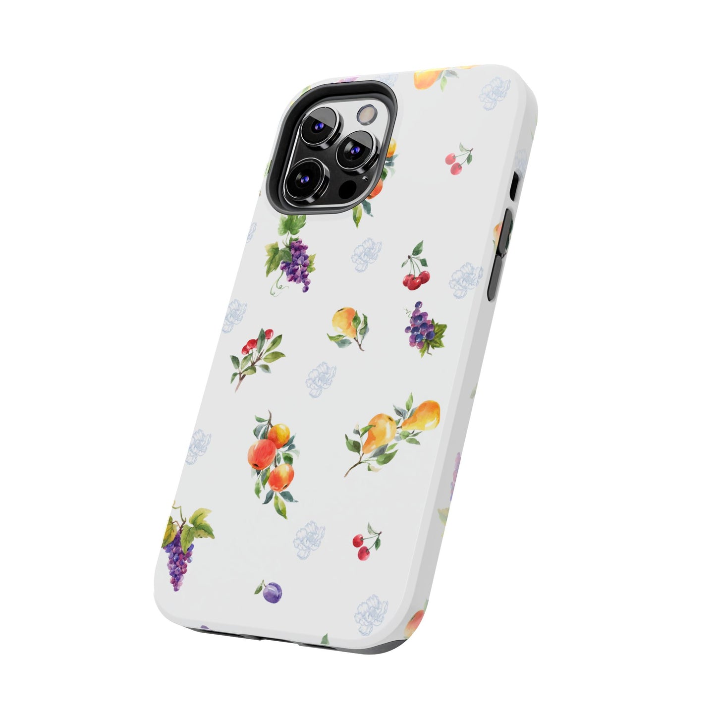 Fruit Floral Tough Phone Case, Durable Mobile Cover, Nature-Inspired Gift, Stylish Protection, Unique Smartphone Accessory