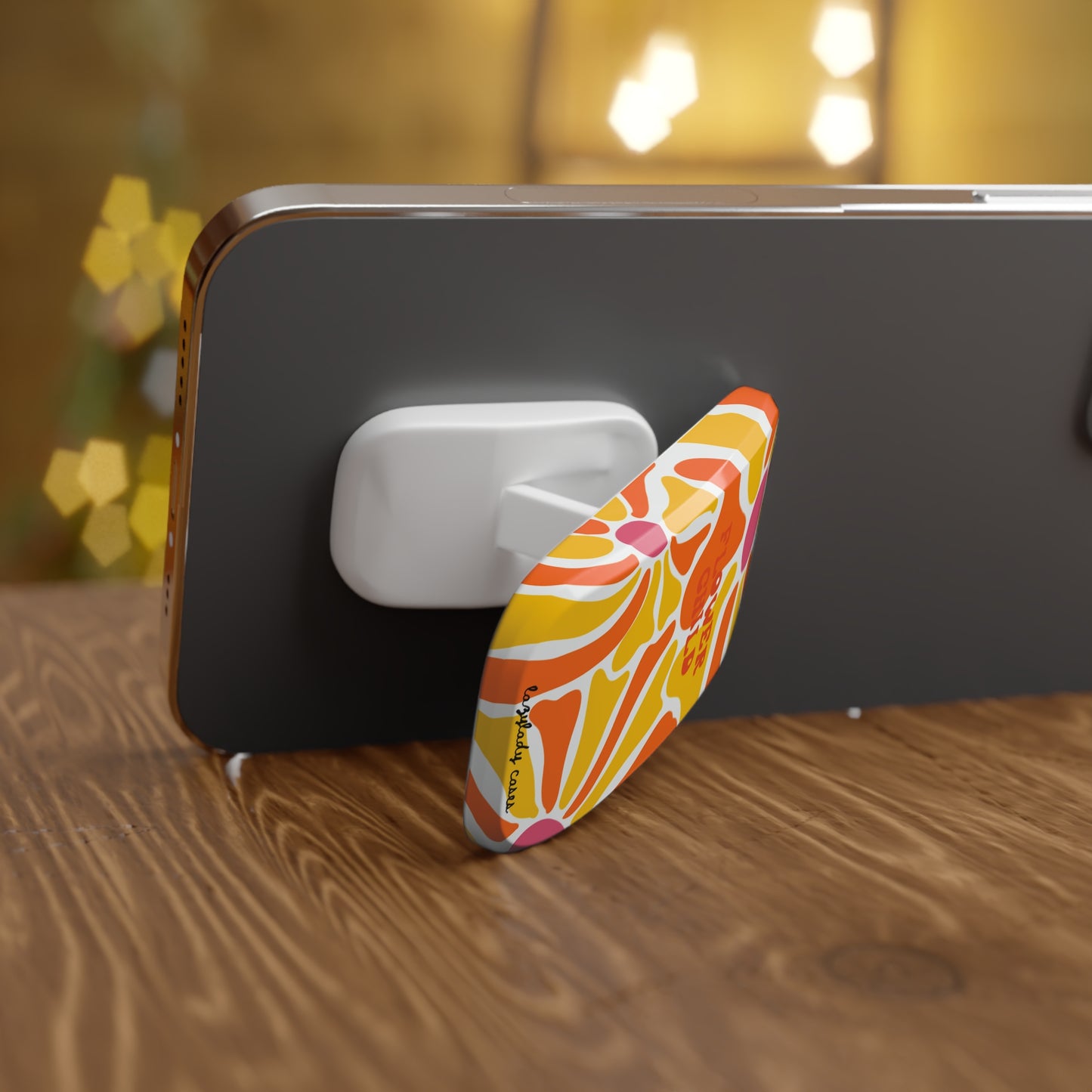 Flower Child Phone Click-On Grip | Vibrant Floral Stand for Fun and Style